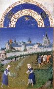 Les trs riches heures du Duc de Berry: Juin (June) edf LIMBOURG brothers